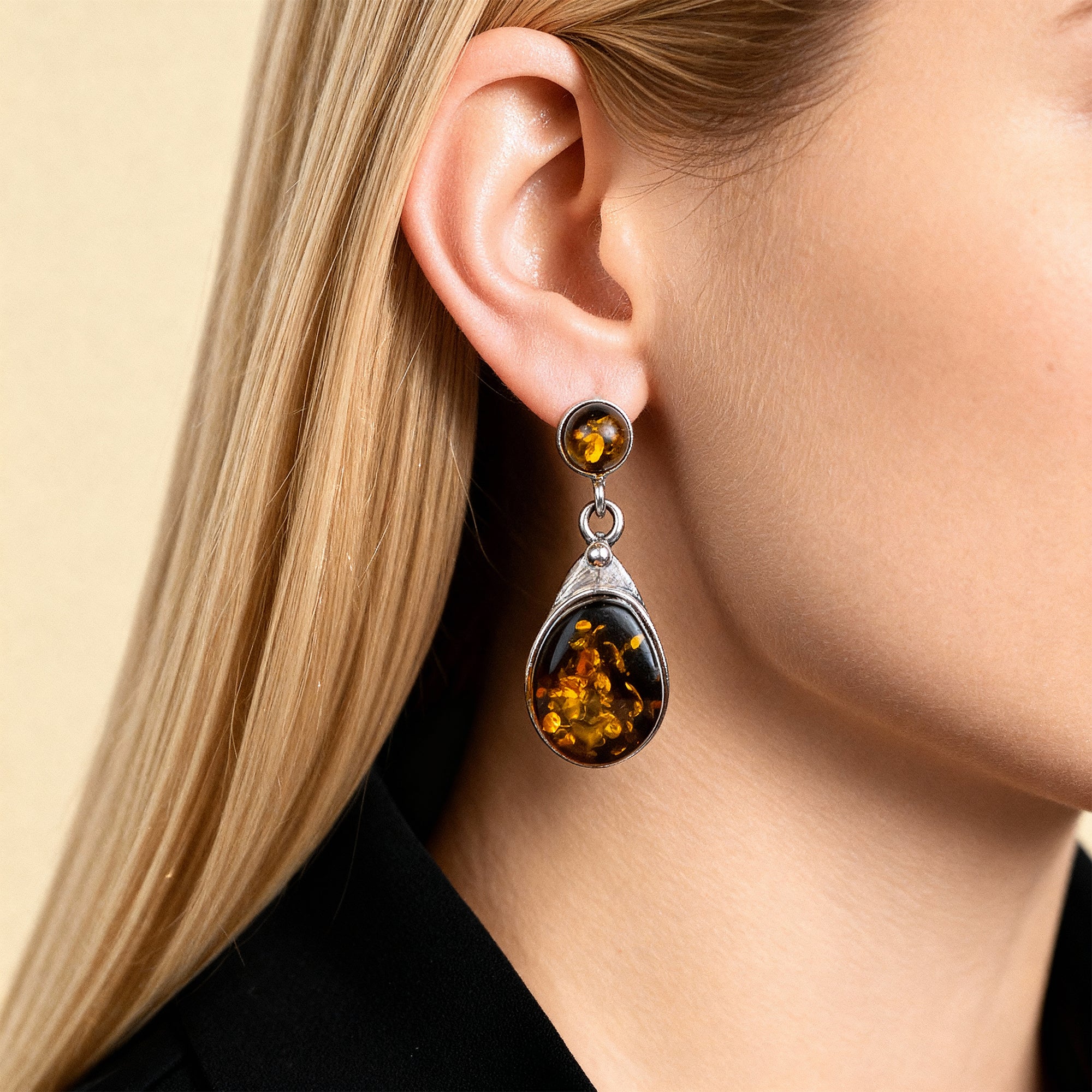 Golden Earrings – Amber
