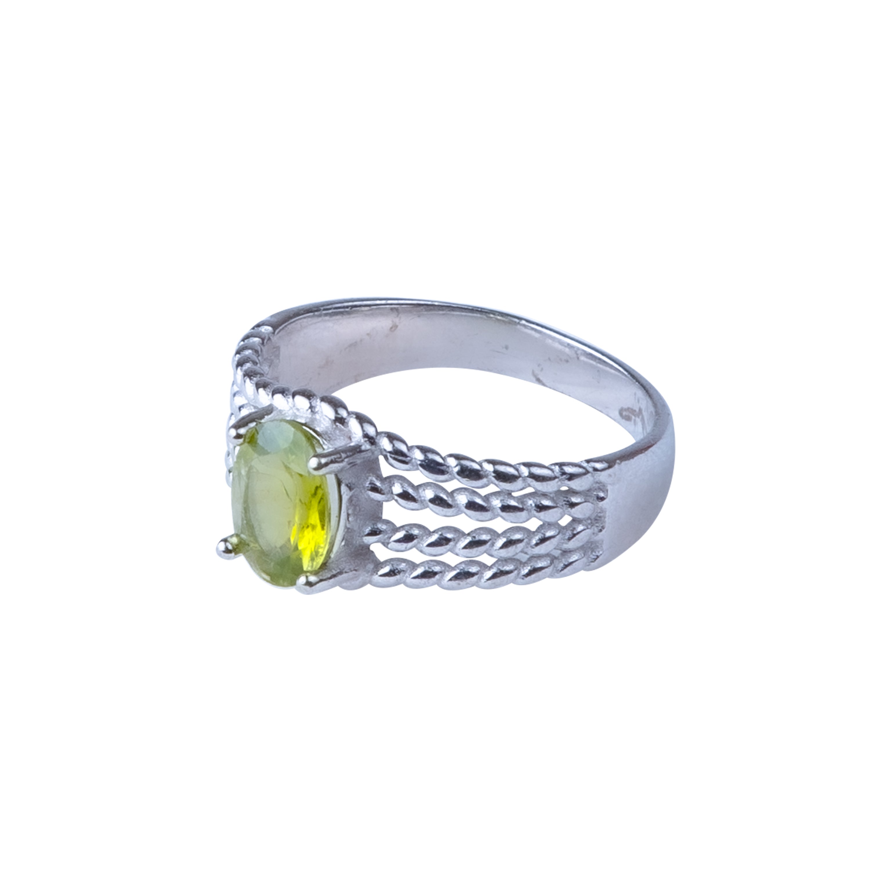 خاتم سبارك - بيريدوت أصفر