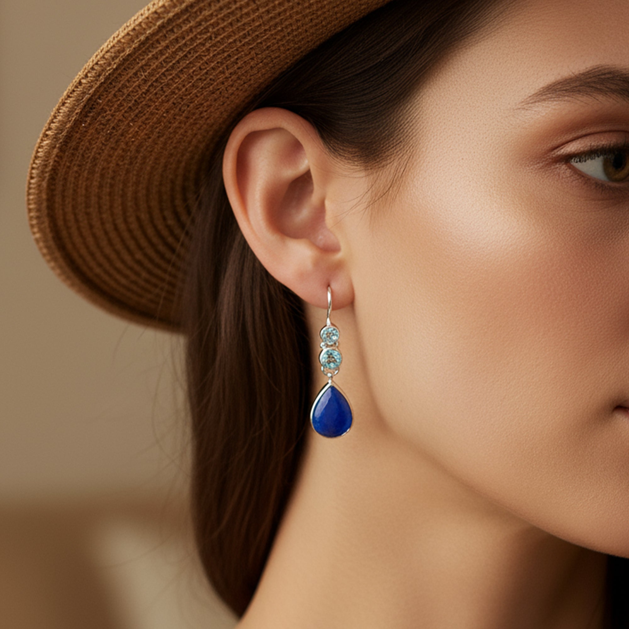 Celestial Drops Earrings - Whispers of Stones