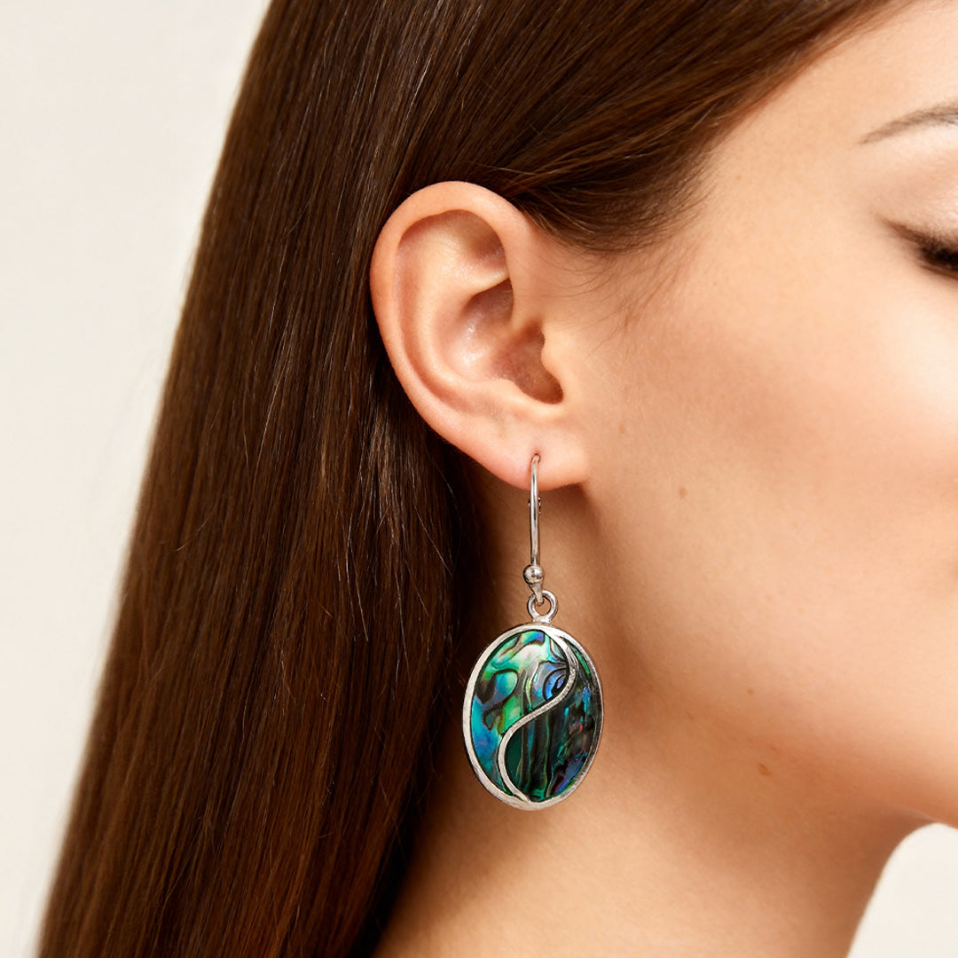 Wave Dancer Earrings – Abalone Shell