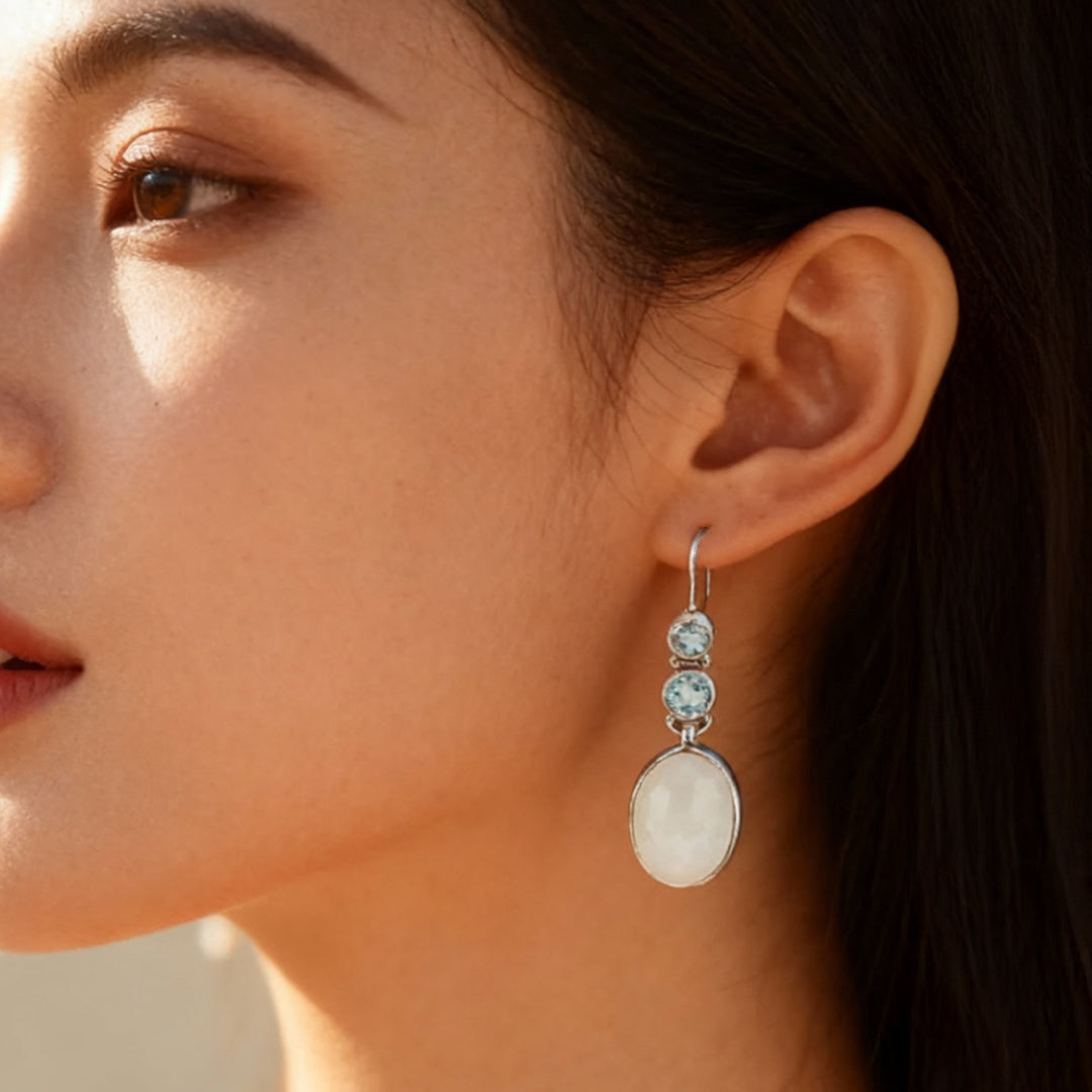 Celestial Glow Earrings - Whispers of Stones