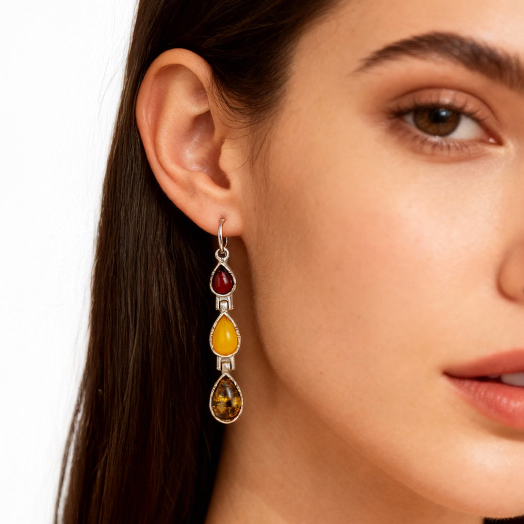 Sunrise Colors Earrings - Whispers of Stones