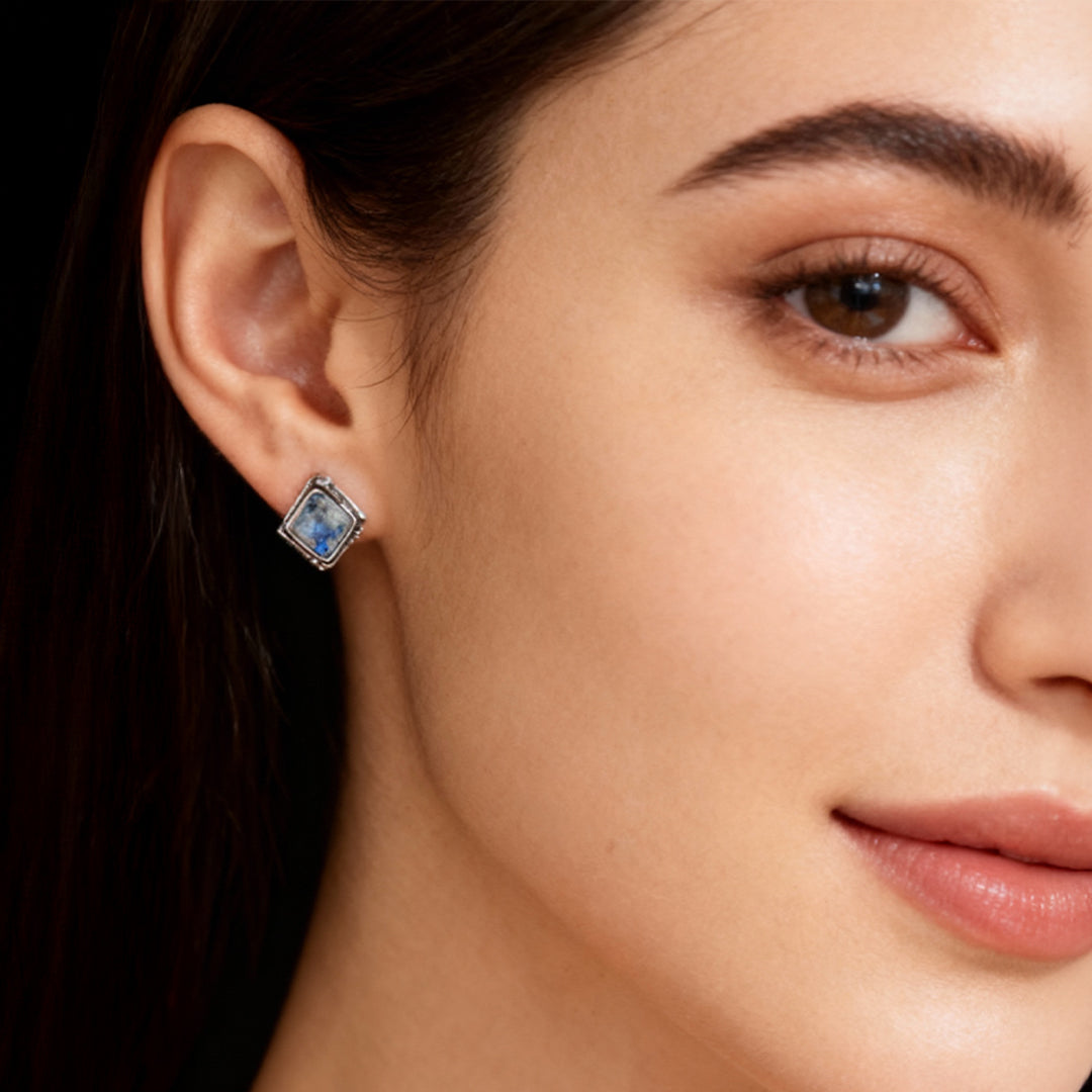 Echoes of Ages Earrings - Labradorite