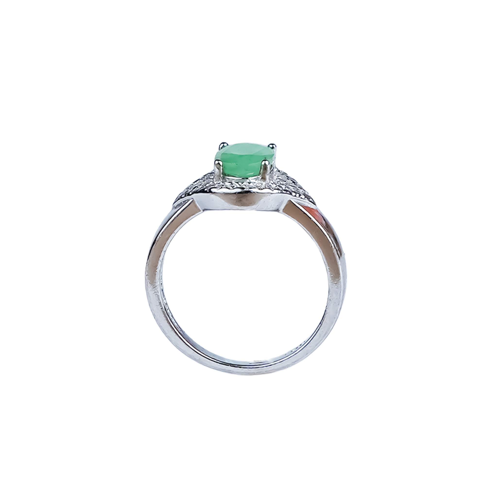 خاتم لوش - زمرد أخضر