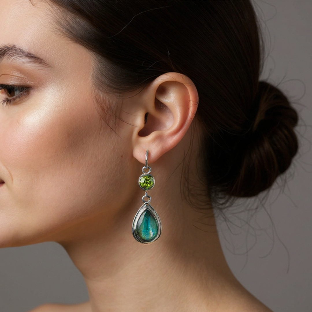 Forest Enchantment Earrings - Whispers of Stones