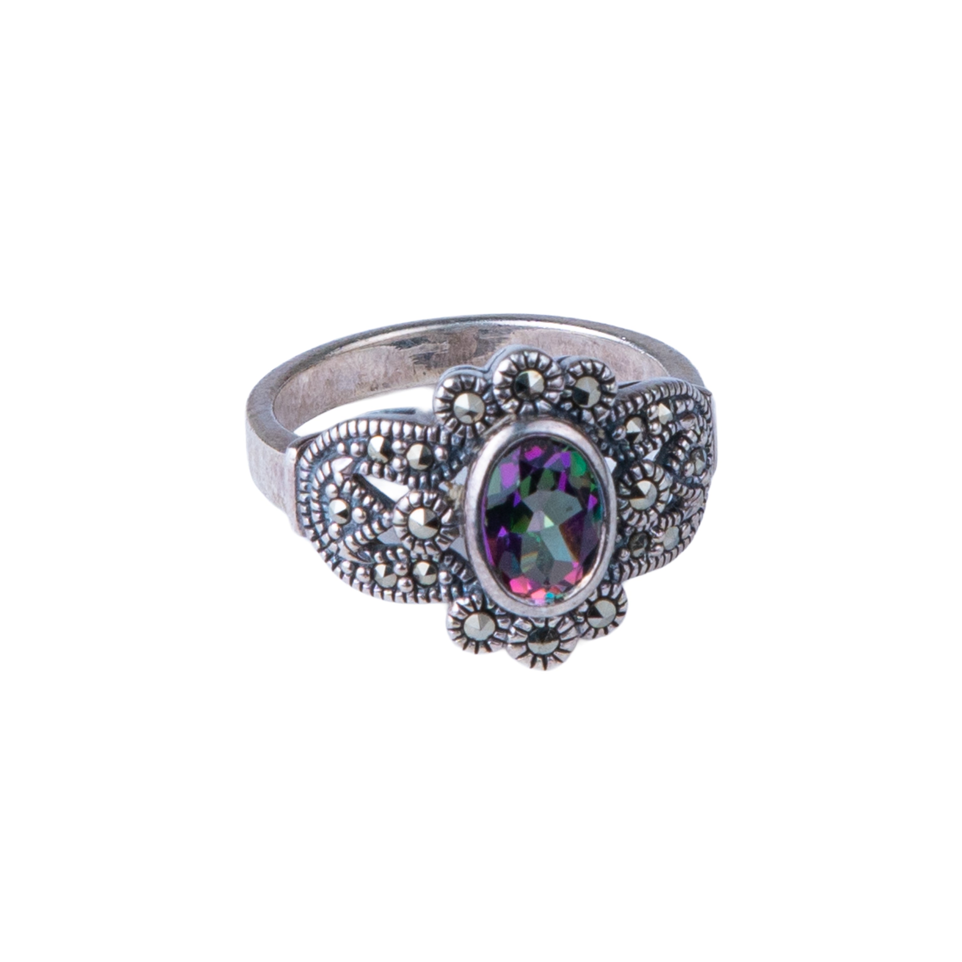 Crystal Radiance Ring - Multicolor Topaz