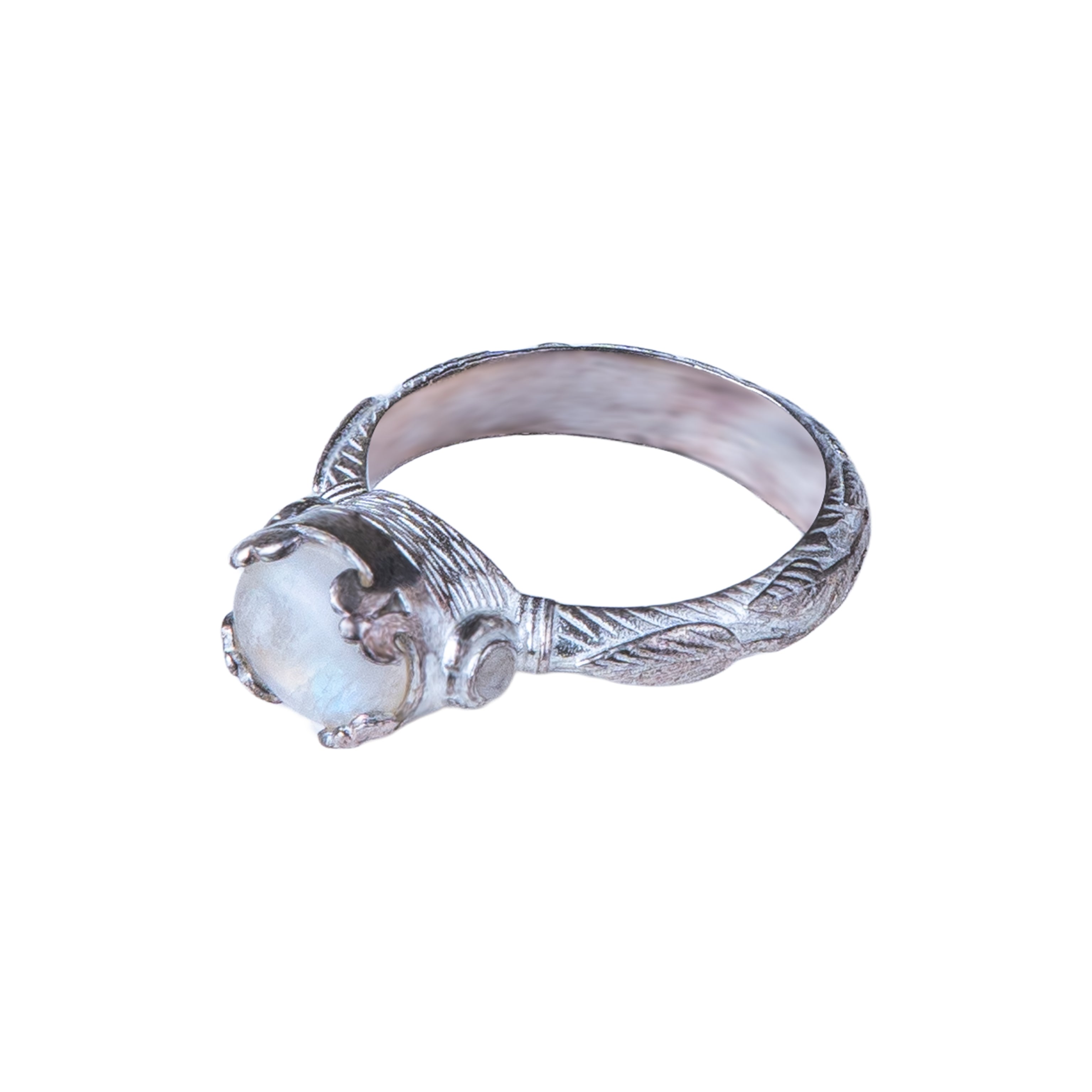 White Mist Ring - Baroque Pearl