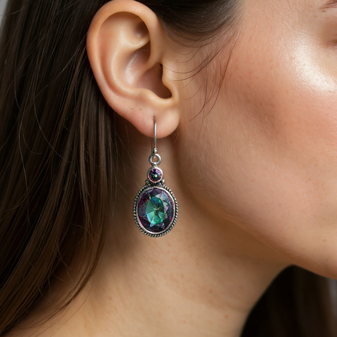 أقراط داون سبيكترومز - توباز أزرق