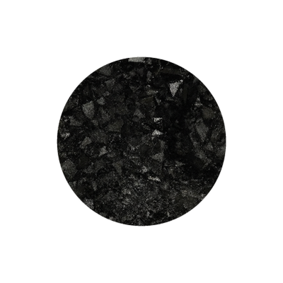 Black Druzy Quartz