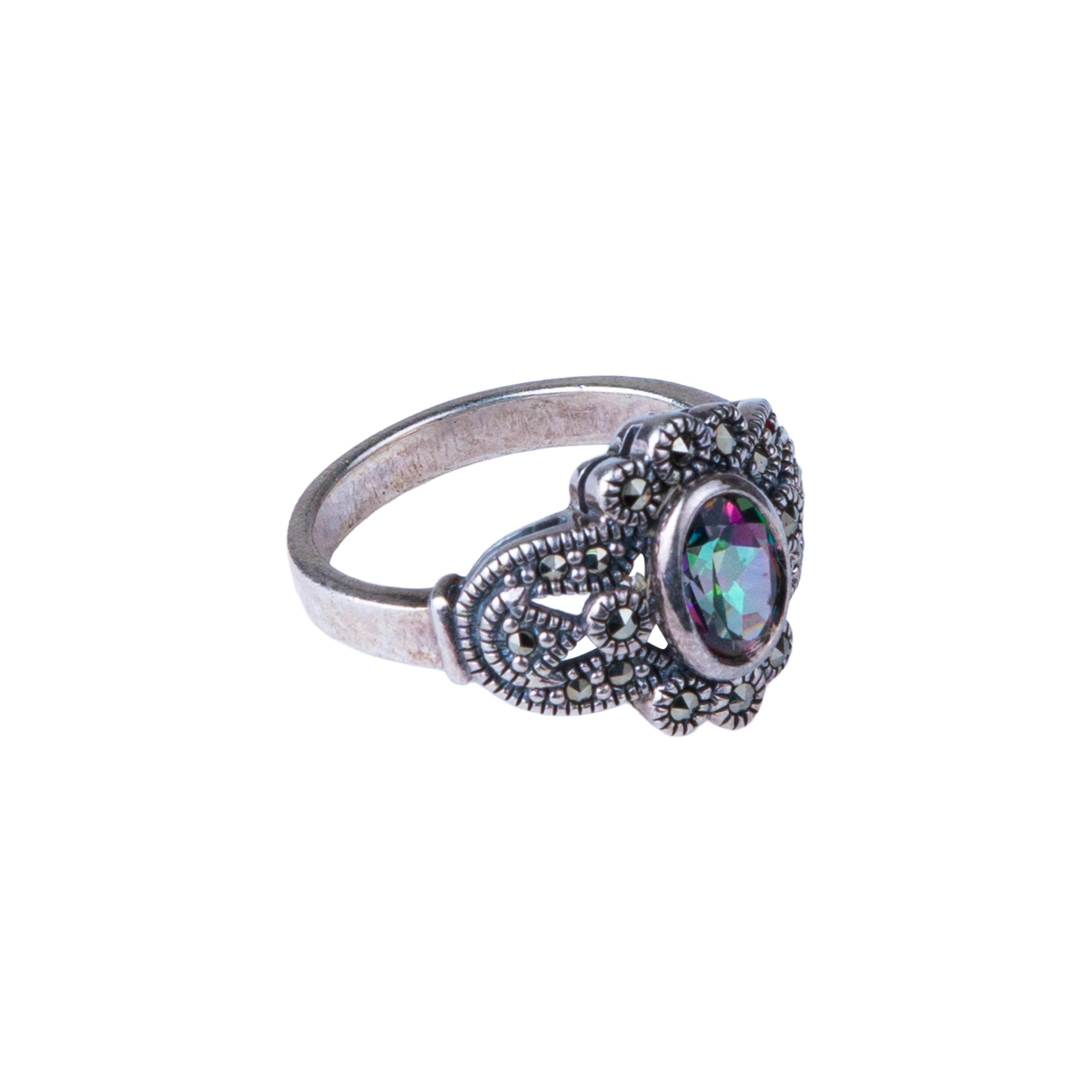 Crystal Radiance Ring - Multicolor Topaz