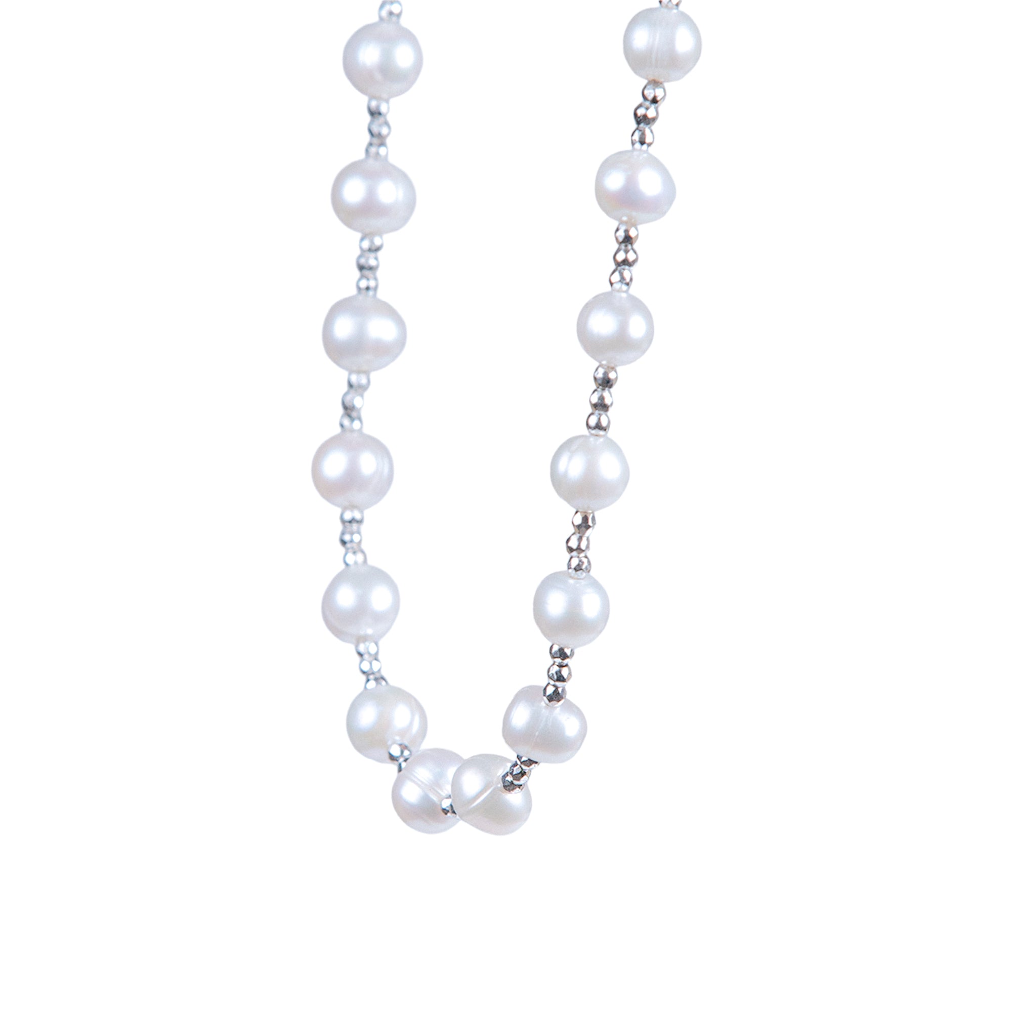 Lustre Touch Necklace - Baroque Pearl