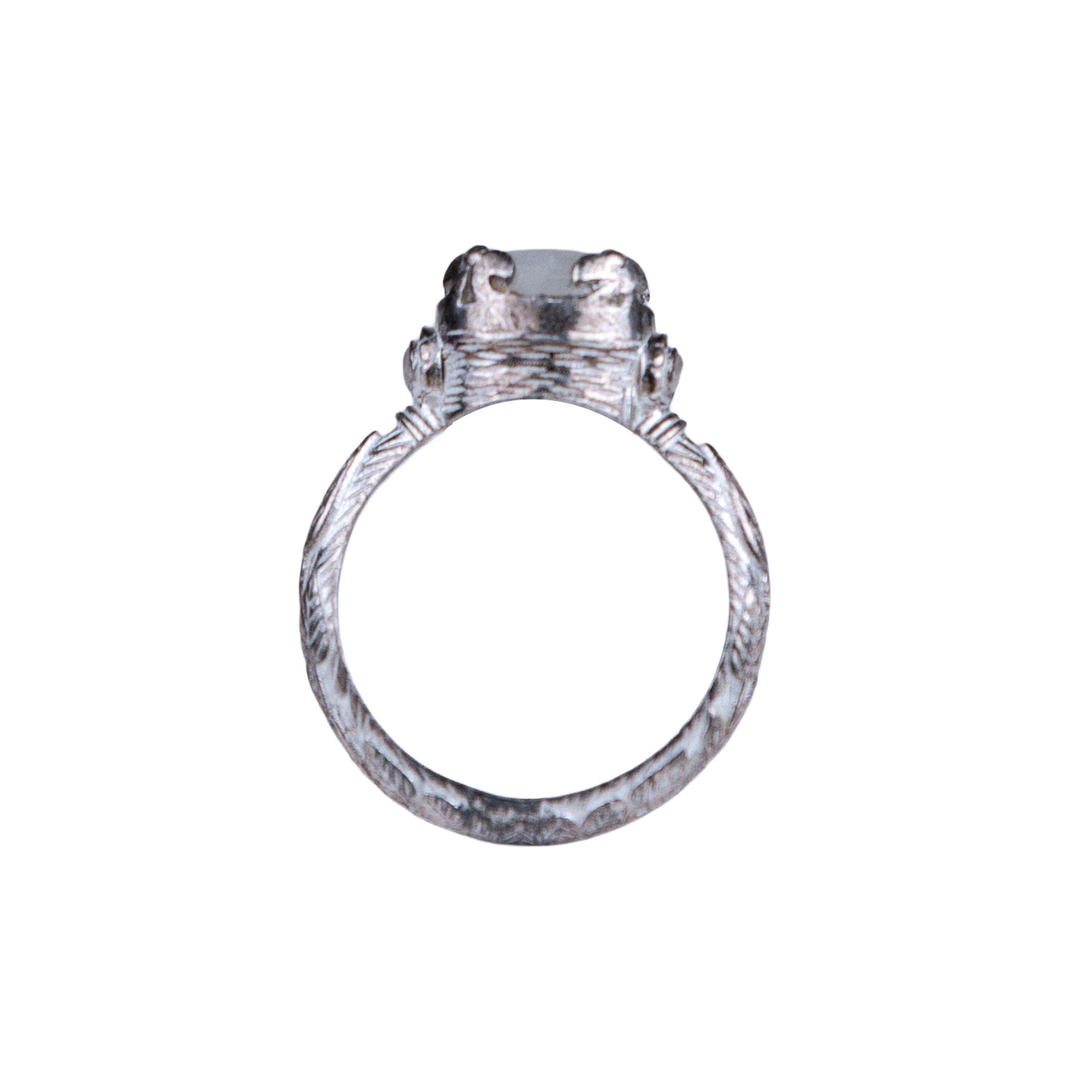 White Mist Ring - Baroque Pearl