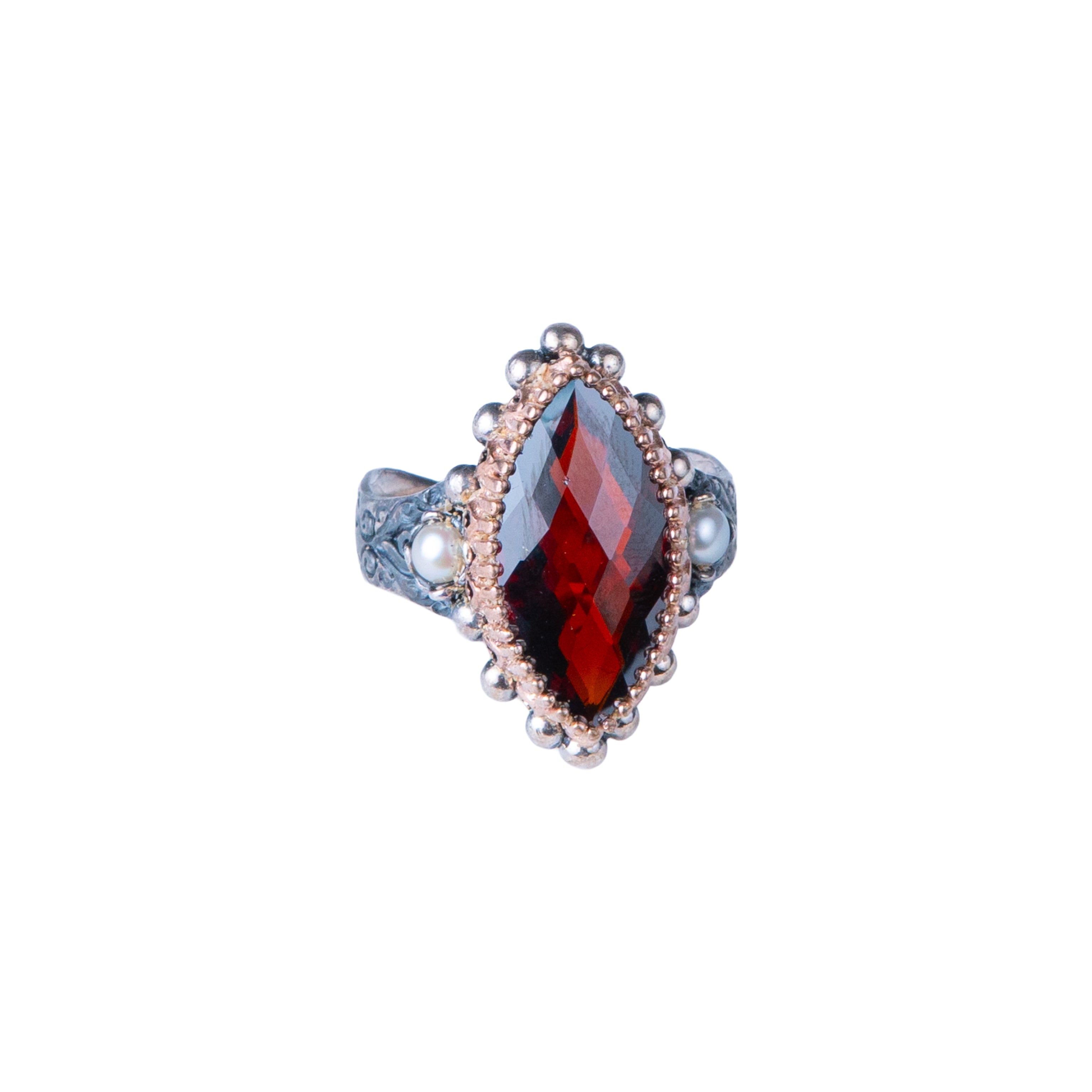King Ring - Red Garnet