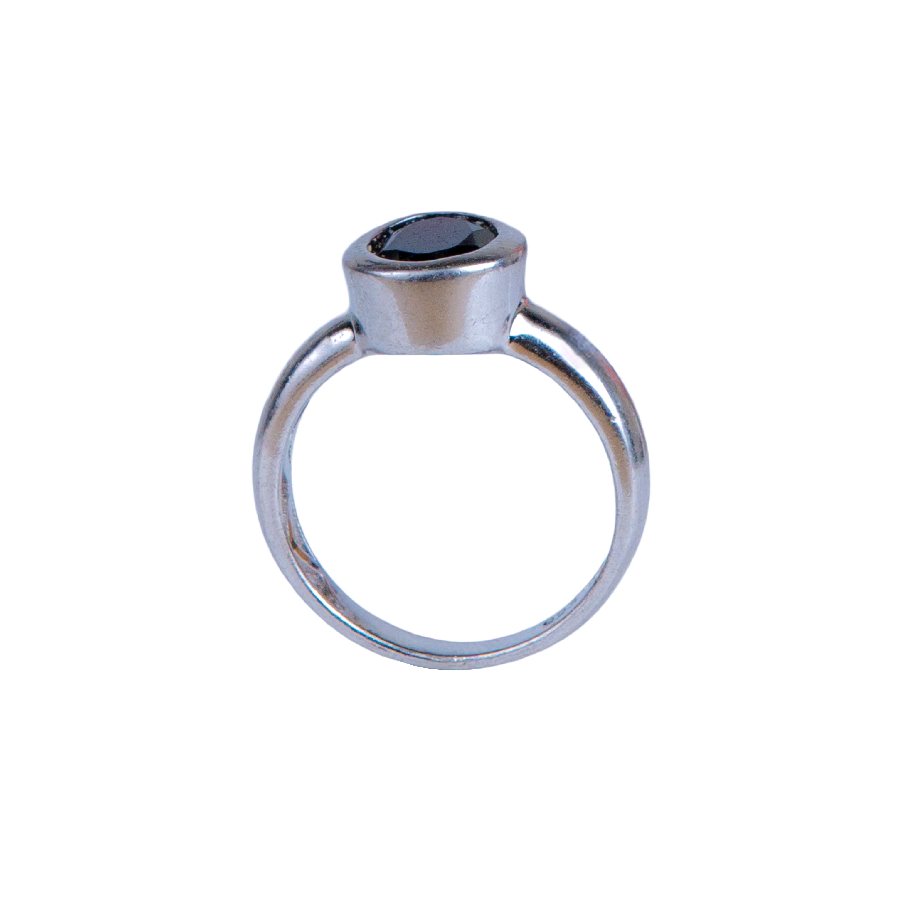 Black Night Ring - Black Druzy Quartz