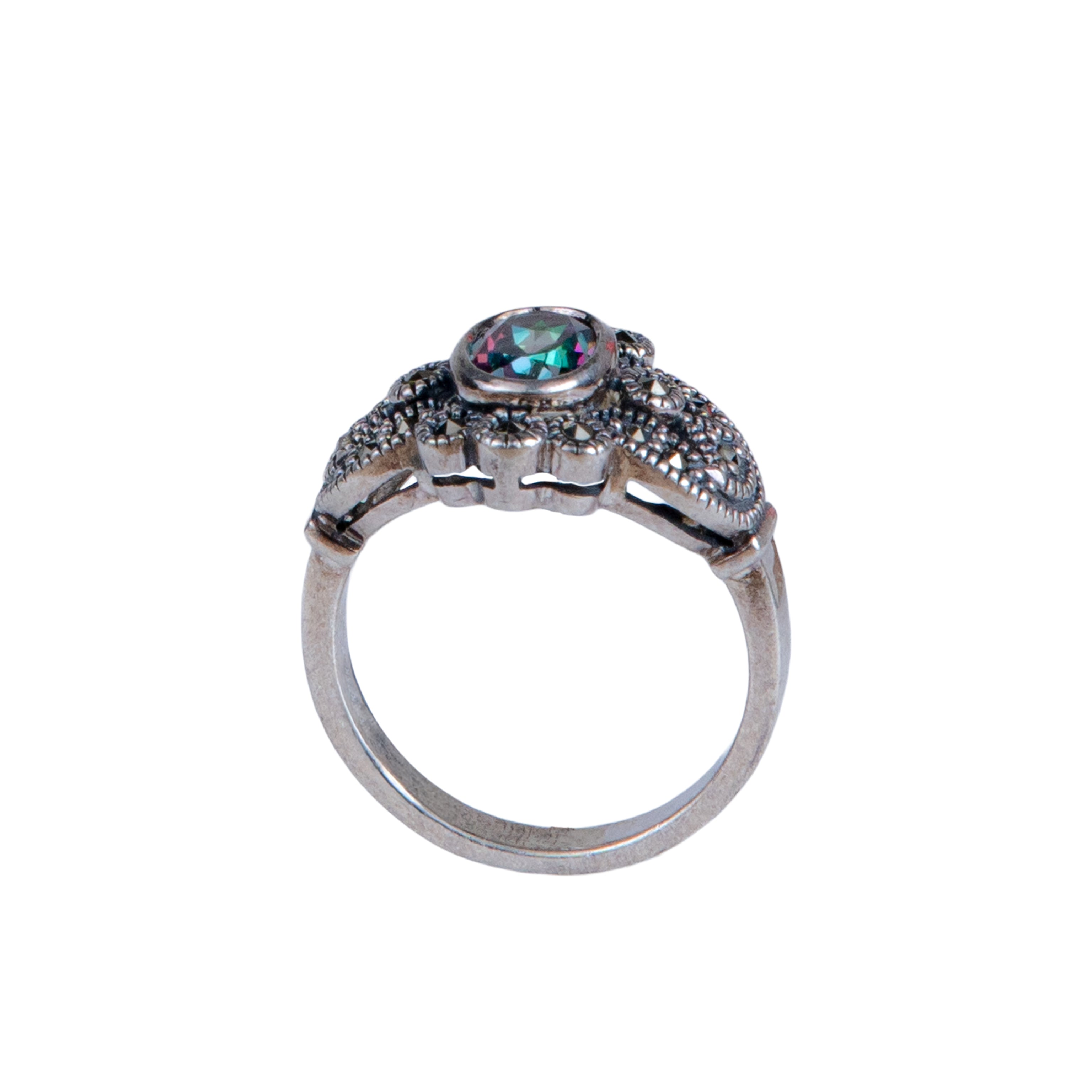 Crystal Radiance Ring - Multicolor Topaz