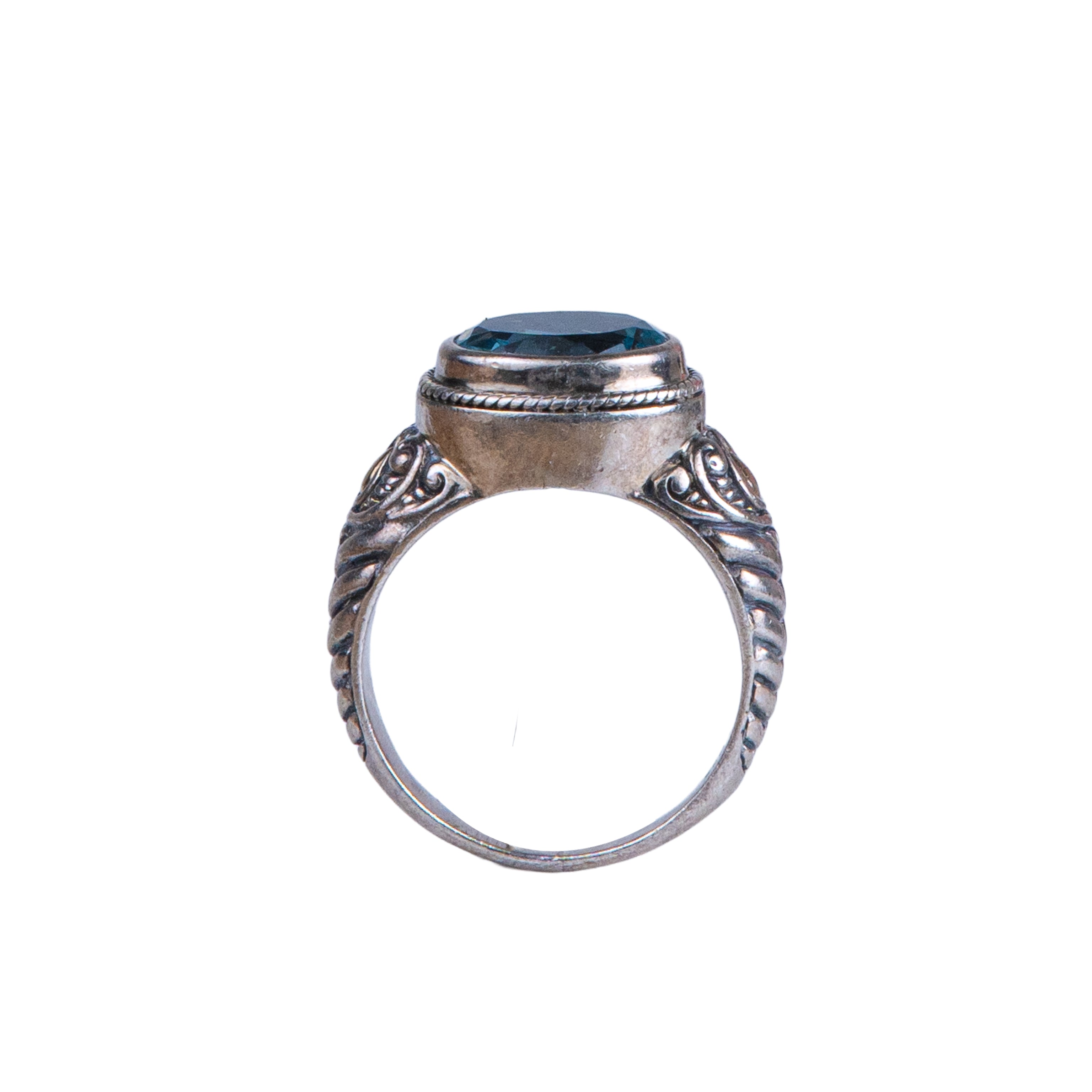 Azure Depths Ring - Blue Topaz