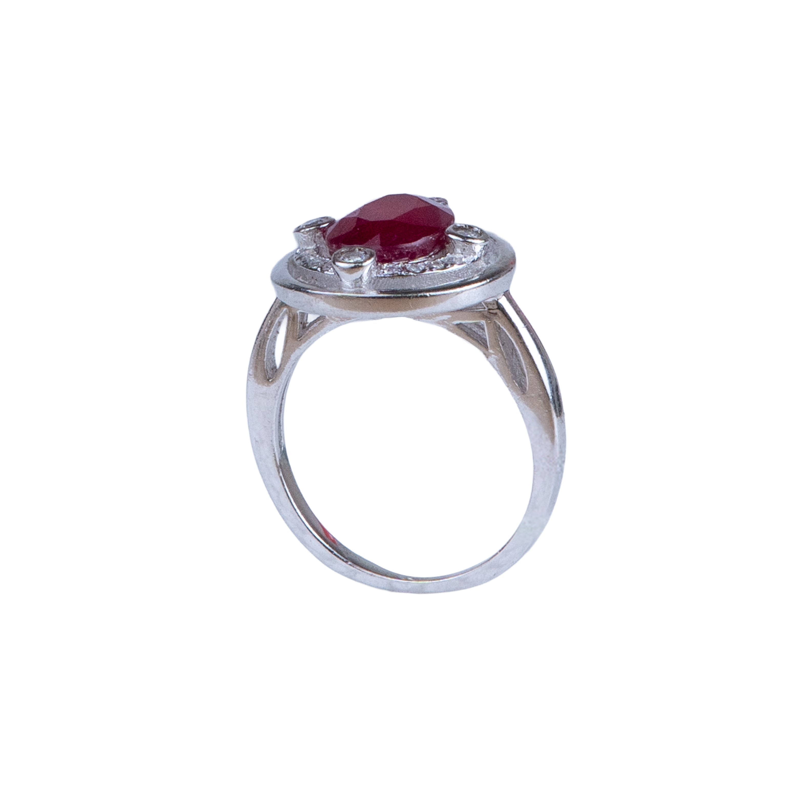 خاتم أيقوني - جارنت أحمر