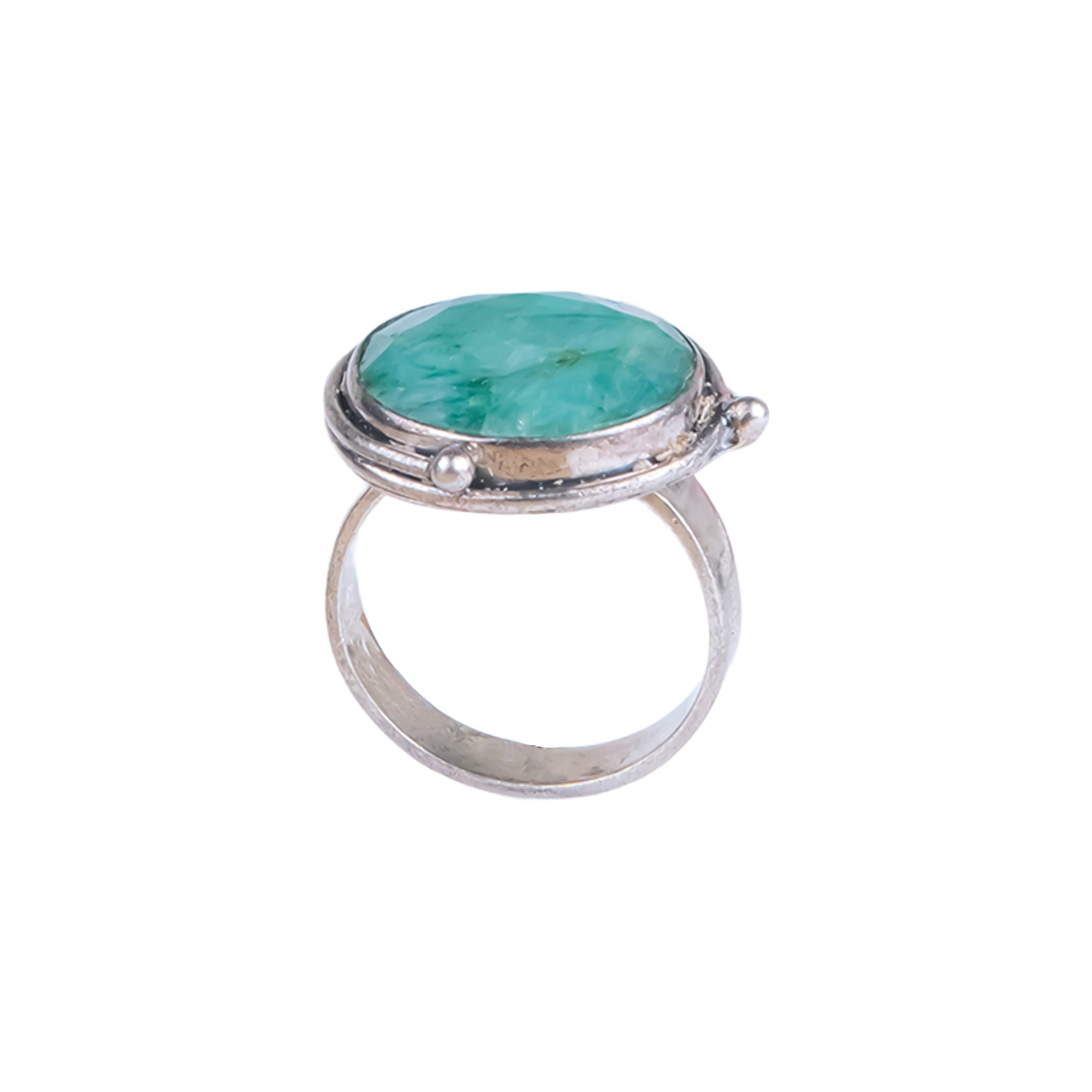 Verdant Grace Ring - Green Emerald