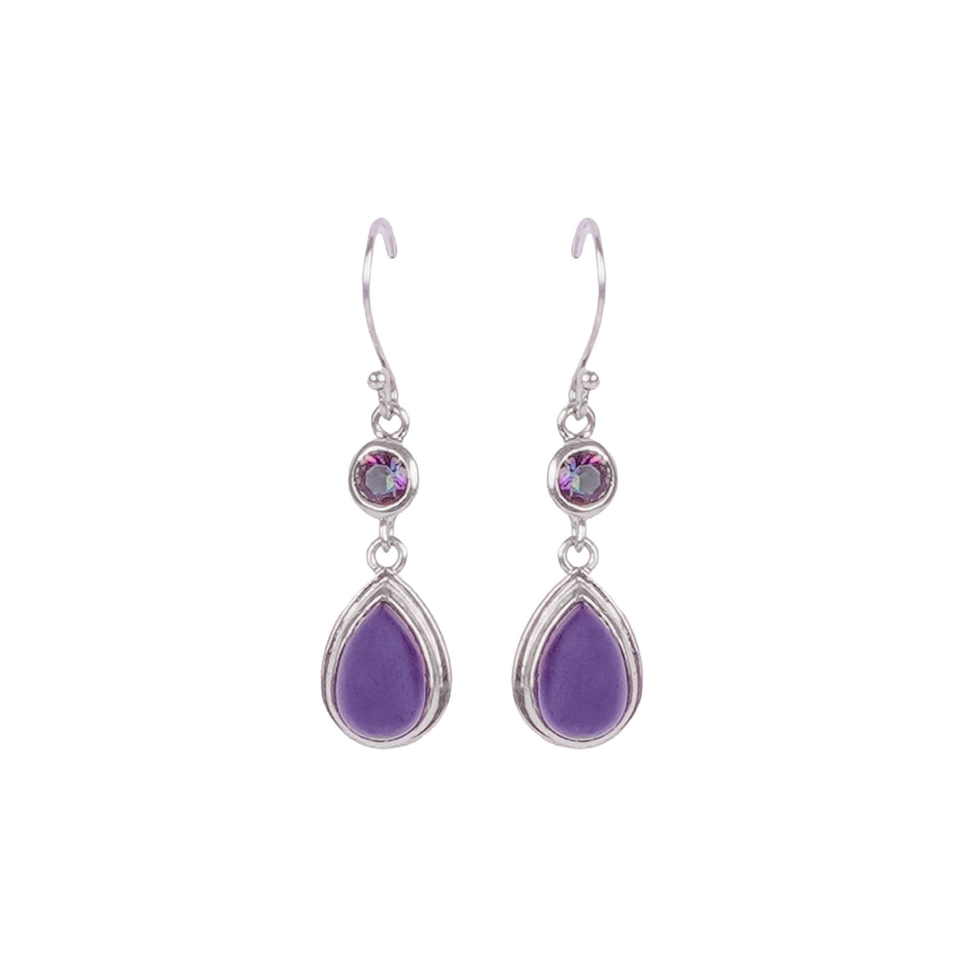 Tears Earrings - Purple Amethyst