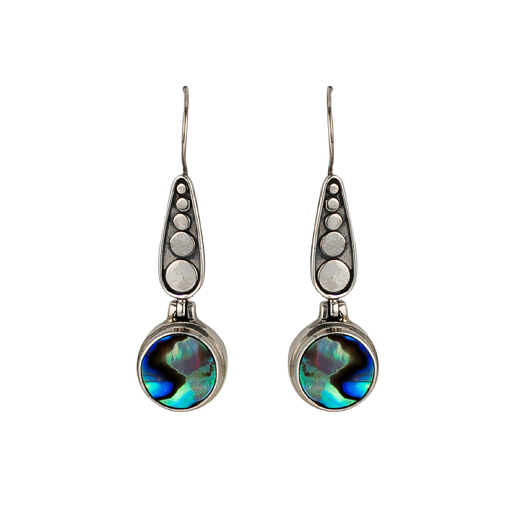 Sea Waves Earrings - Abalone Shell