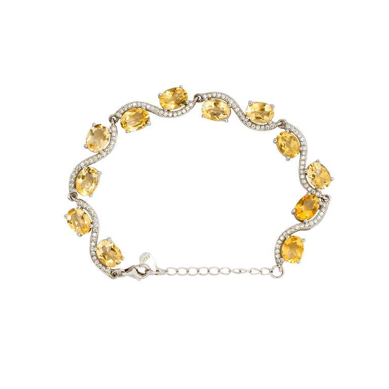 Sunlit Bracelet - Yellow Citrine