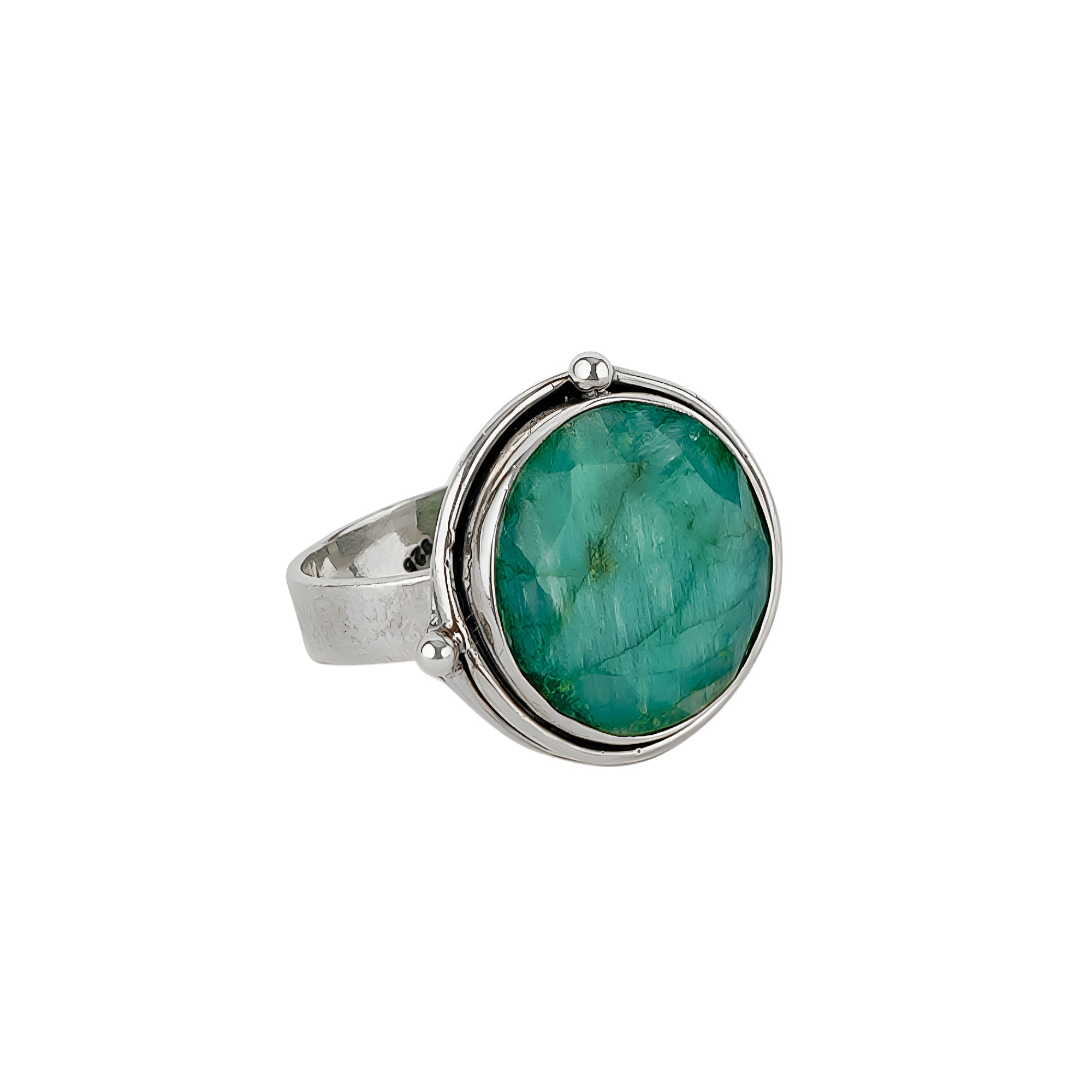 Verdant Grace Ring - Green Emerald
