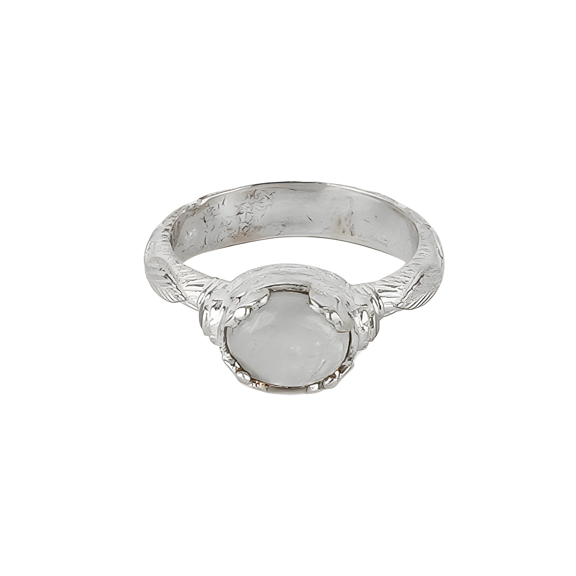 White Mist Ring - Baroque Pearl