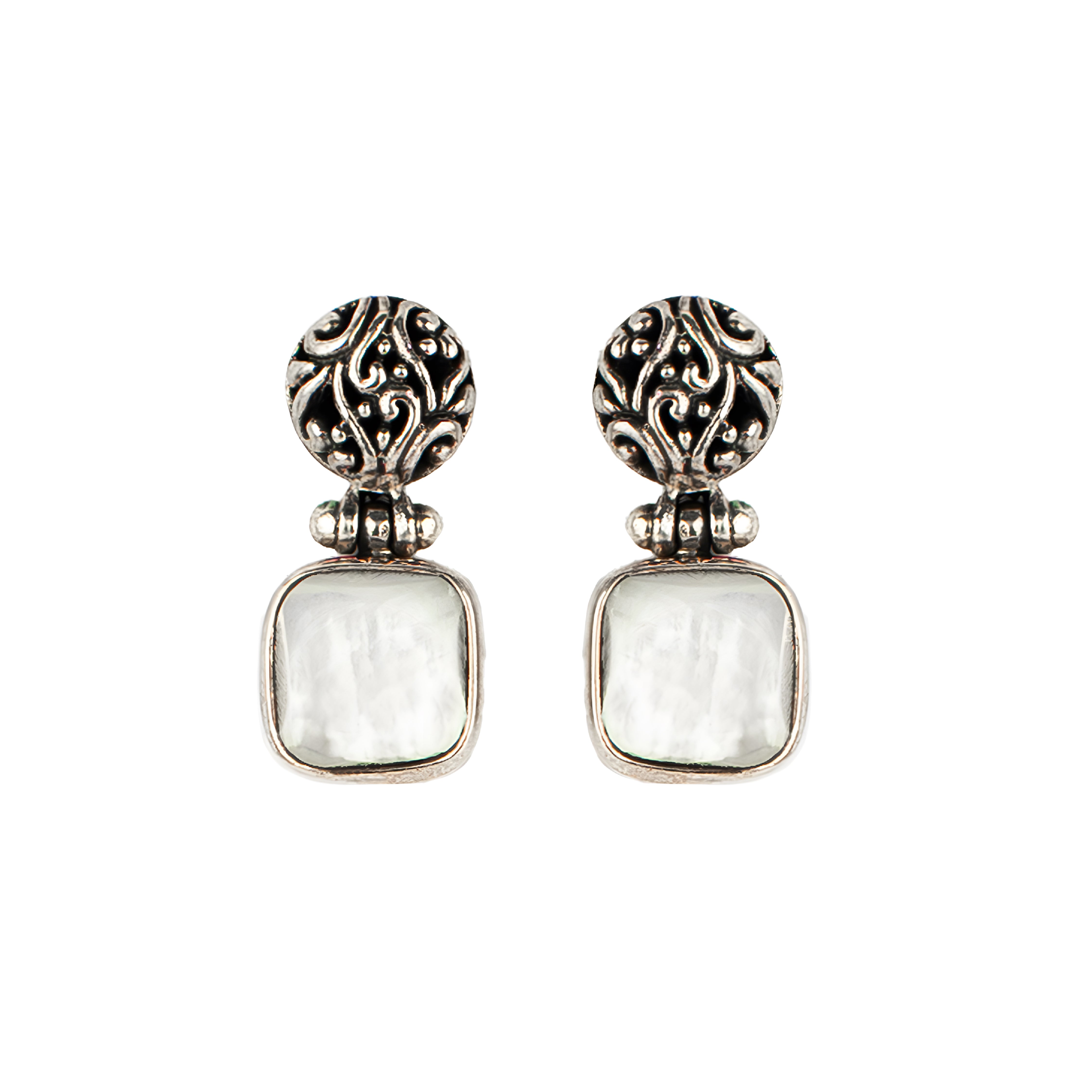 Moon Lights Earrings - Baroque Pearl
