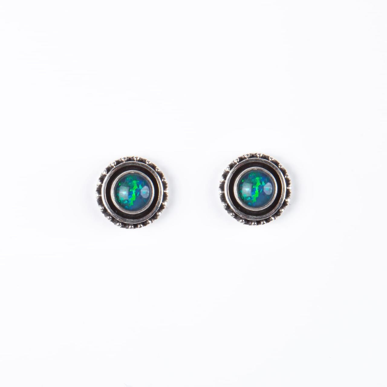 Sapphire Echo Earrings – Whispers of Light