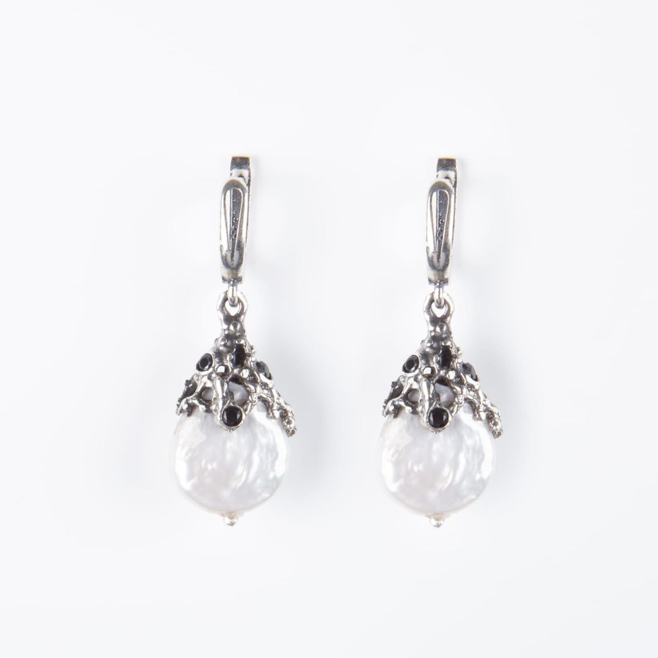 Midnight Dew Earrings - Whispers of Stones