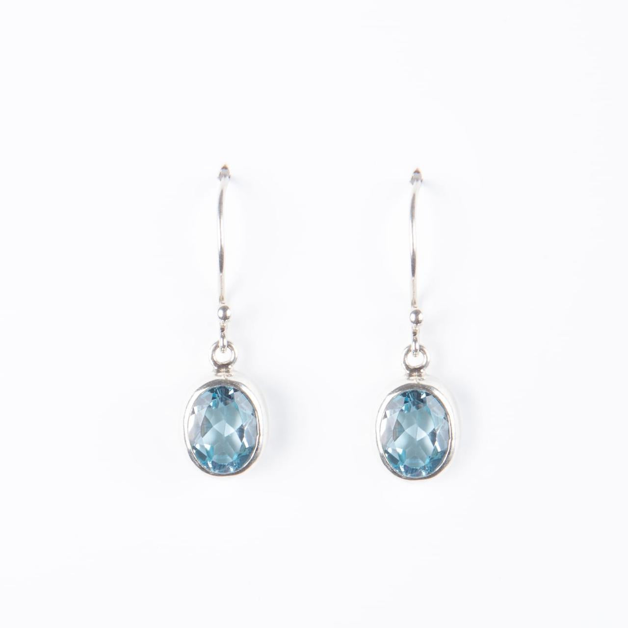Ocean Breeze Earrings – Blue Topaz