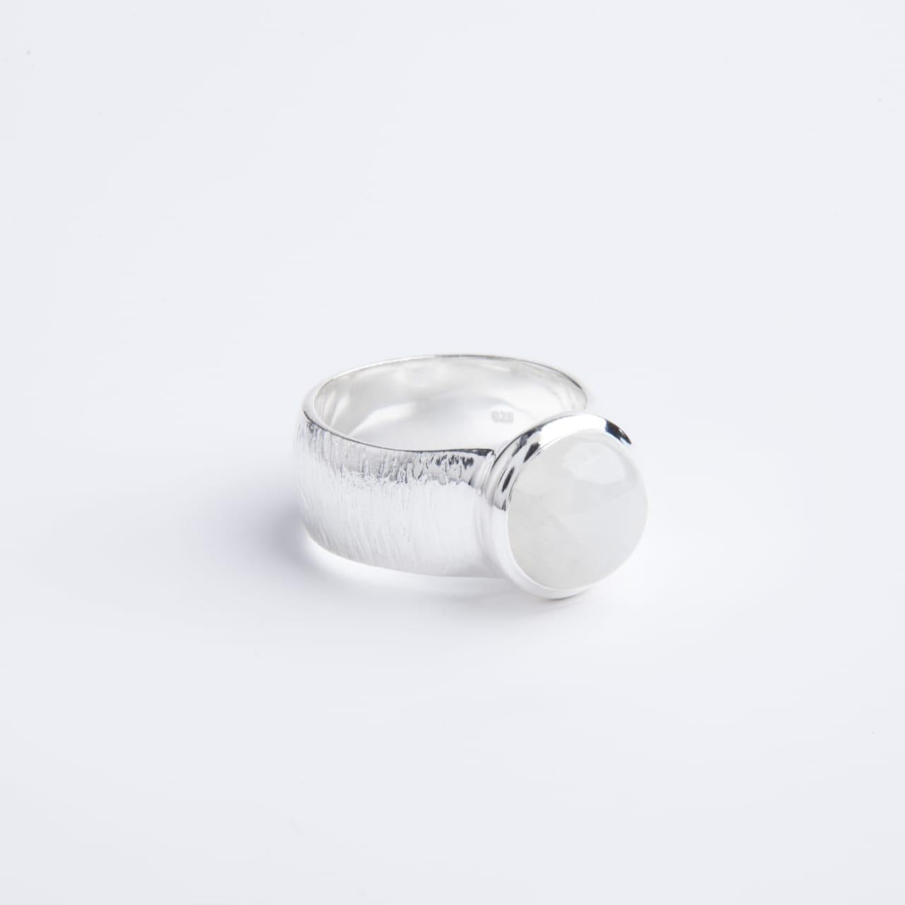 Moonlight Ring - White Moonstone