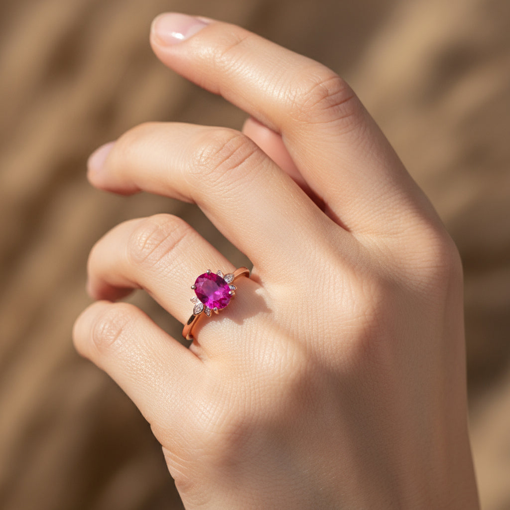 خاتم اللمعان - الياقوت الأحمر