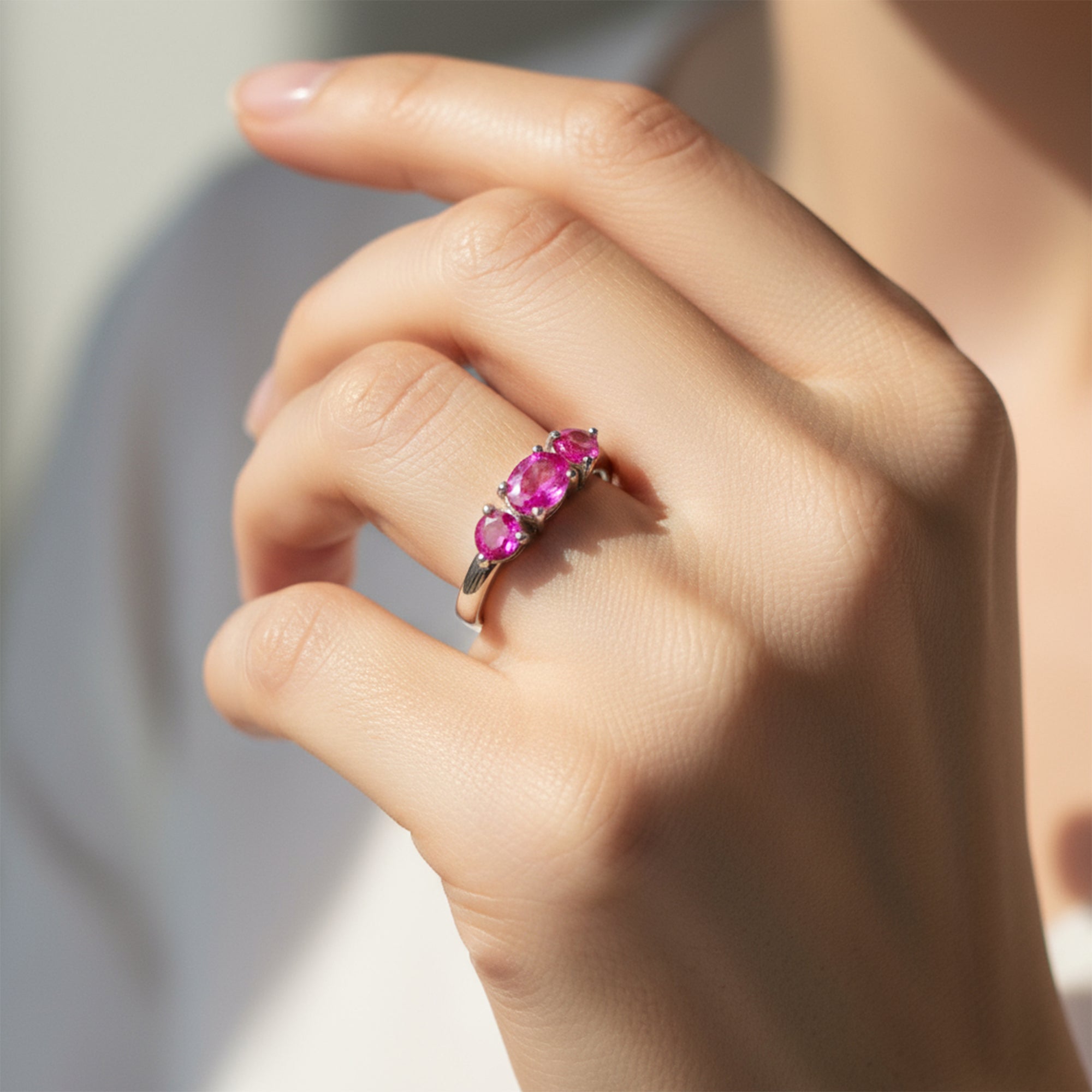 Aura Ring - Red Ruby
