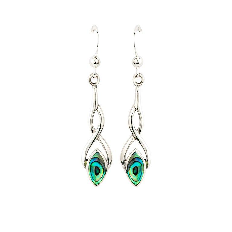 Celestial Earrings - Abalone Shell