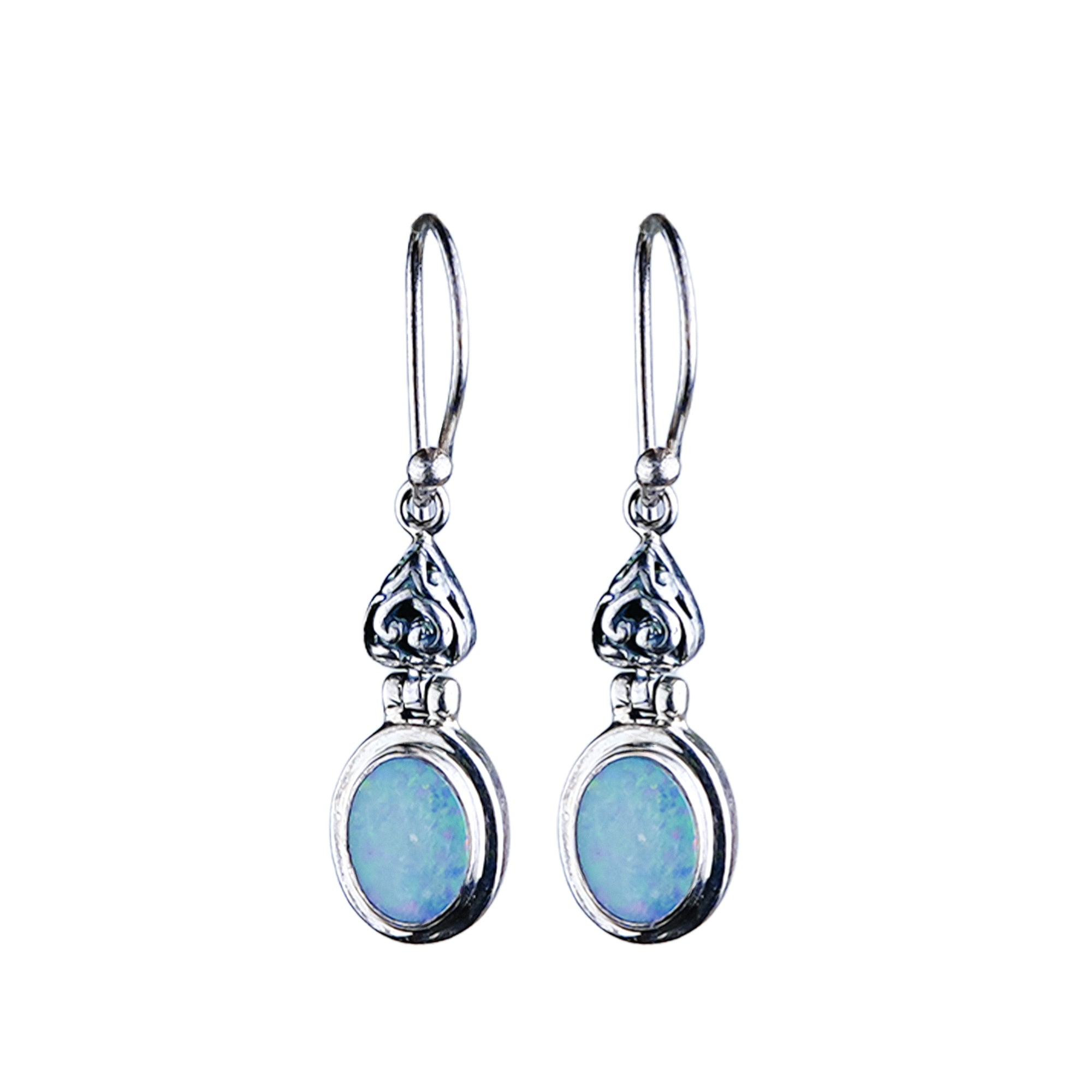 Dusk Glow Earrings – Blue Opal