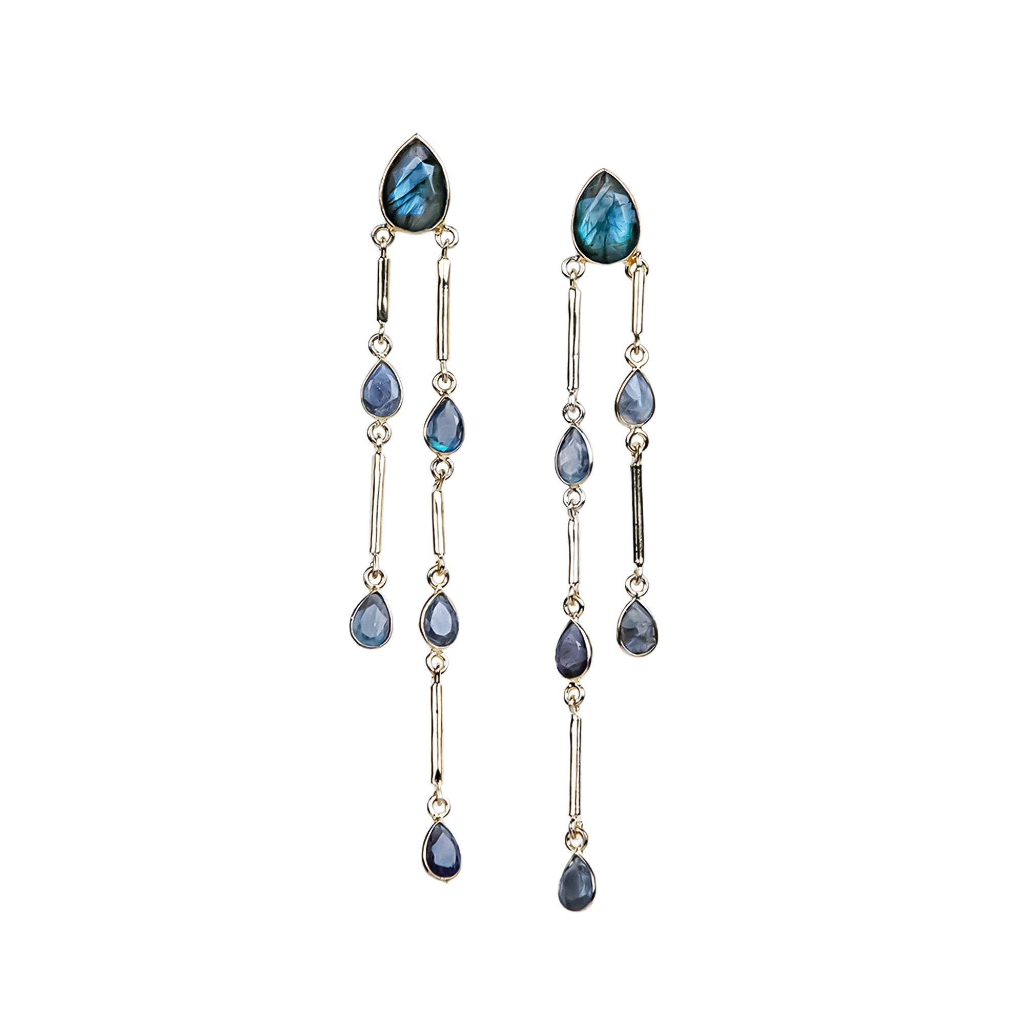 أقراط المحيط - أوبال أزرق