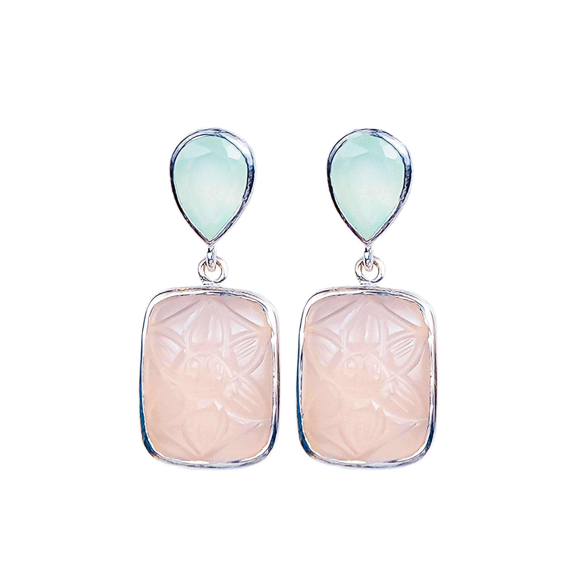 Rose Whisper Earrings – Whispers of Stones