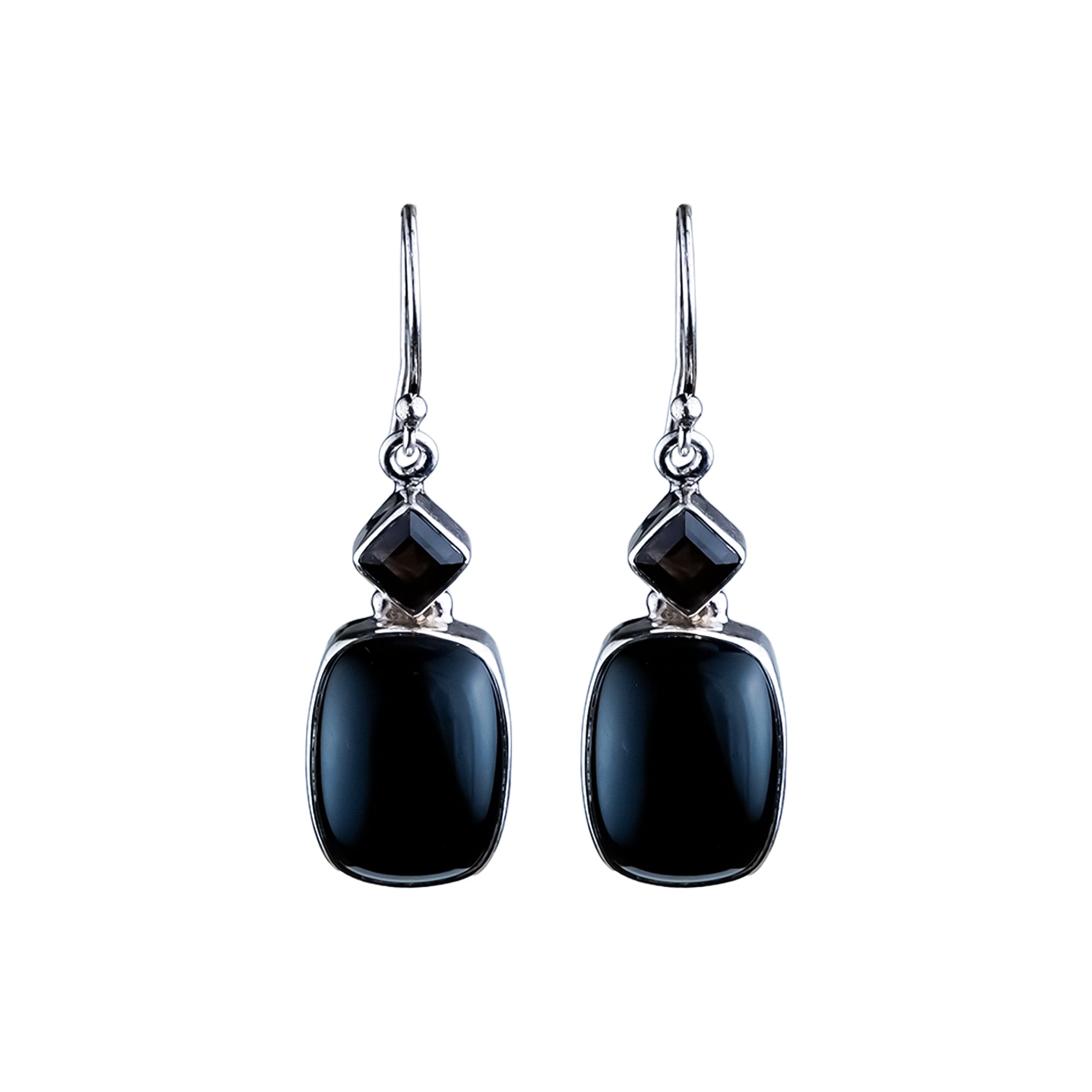 Midnight Allure Earrings - Whispers of Stones