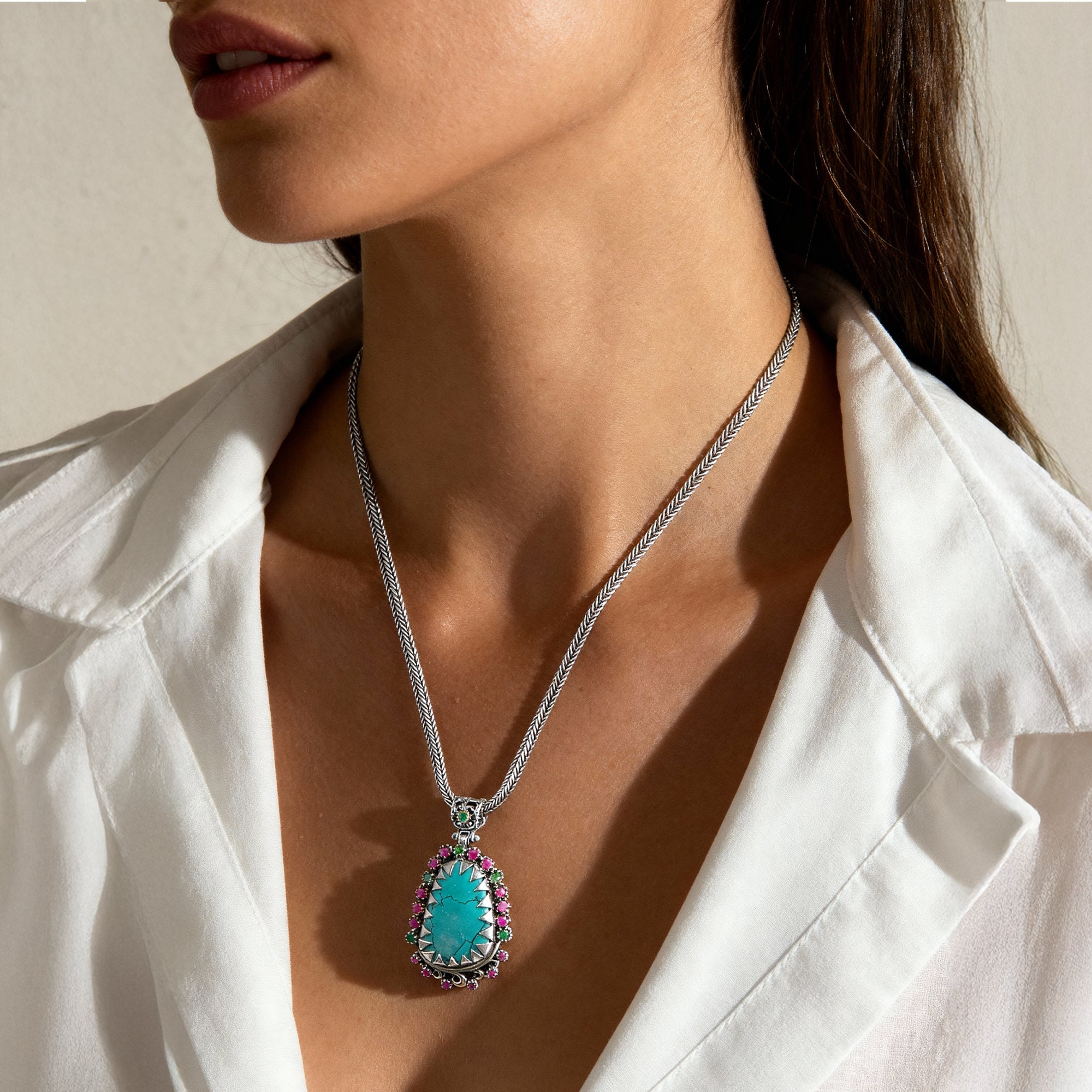 Vibrant Gemstone Necklace - Whispers of Stones